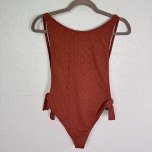 Free People Swimsuit Women Medium Pamela One Piece Boho Cheeky Swimwear FP Beach